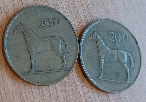 Ireland 20p coin 1986 - ireland,