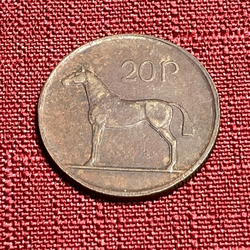 1986 irish eire pence coin - 20,