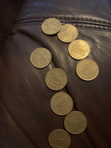 Set 1992 20p irish coins - of,