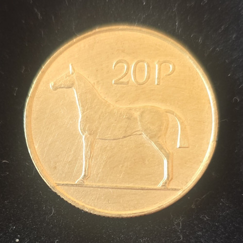Ireland 1967 decimal 20p coin - 1967,