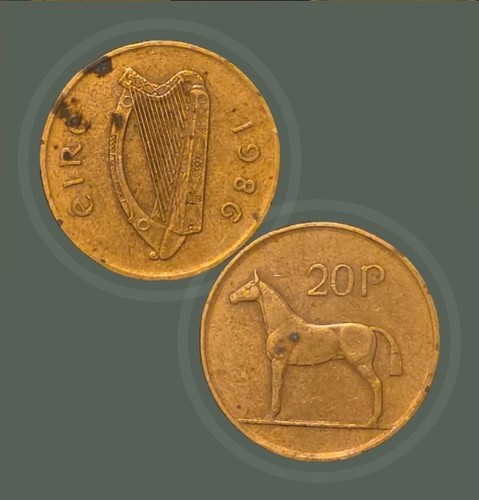 Ireland 20p 1986 - ireland,