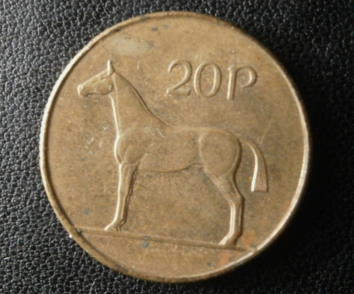 1998 irish twenty pence - ,