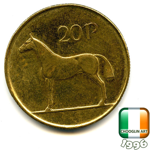 Irish 1996 twenty pence 20p - 1996,