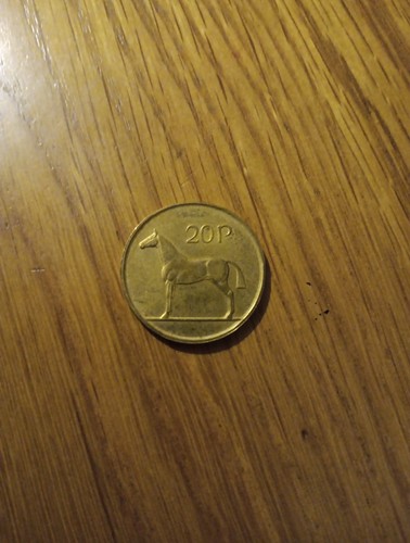Irish 20p coin 1986 - irish,