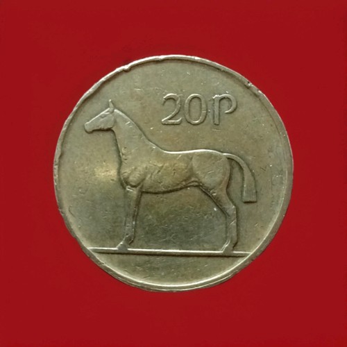 Irish 1986 20p - , featuring